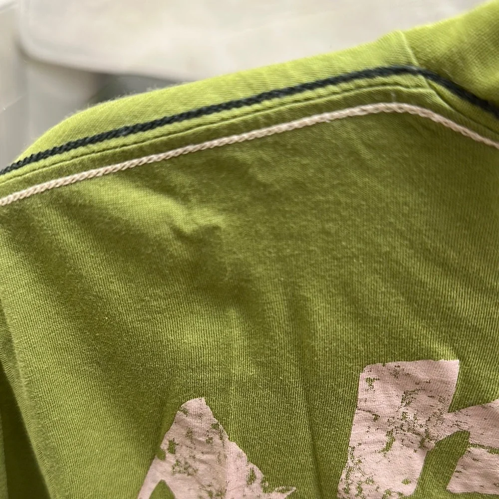 Vintage Diesel Green Long Sleeve Men's T-Shirt L Rare Distressed Design. - Picture 7 of 9